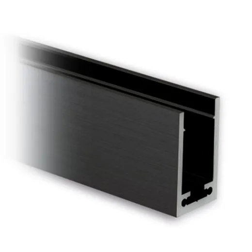 Alu U-Profil 40x25x40mm in Anthrazit schwarz - ganze Lnge 200 cm