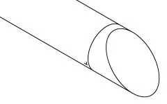 Chrom Design Rohr 76,2 mm Endkappe schrg