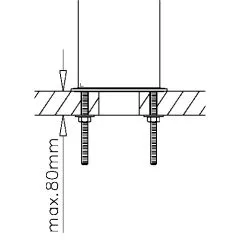 Modell 1200 - 101,6 mm 4 ltg Edelstahl Schanksaeule