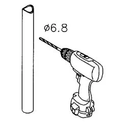 Edelstahl V2A Glasklemme - 22 - Rohr 38,1 mm - Glas 6-10 mm