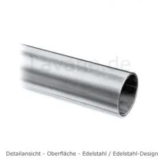 Hustenschutz Pfosten 20-111-25 mitte - Rohr  25.4 mm - Edelstahl Design