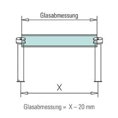 Hustenschutz Pfosten Edelstahl DS 20-19535 - rechts