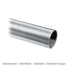 Hustenschutz Pfosten 20-150-25 mitte - Rohr  25.4 mm - Edelstahl Design